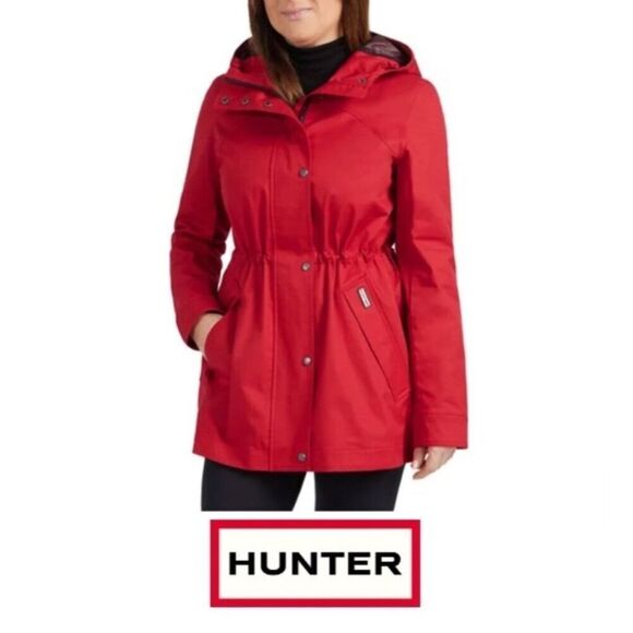 New Hunter Women’s XL Hooded Rain Jacket, brand new with tags!! - Picture 2 of 6